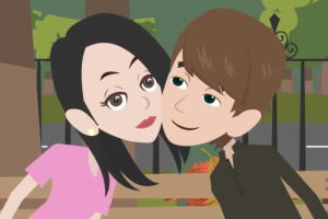 Анимационное видео Предложение девушке