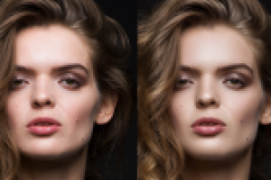 легкая ретушь