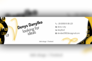 Баннер для фриланс аккаунта