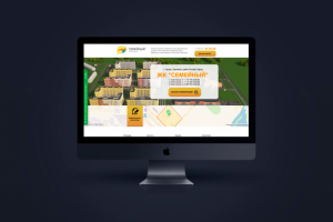 Лендинг жилого комплекса Семейный