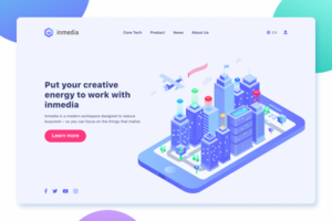 Inmedia. Landing Page