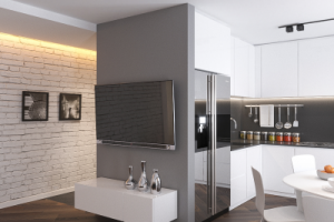 Гостиная-кухня