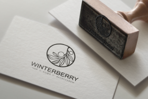 WINTERBERRY, логотип для чайной продукции.