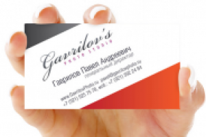 визитка директора фотостудии