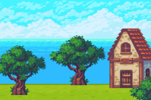 Задний фон. Сделано несколько