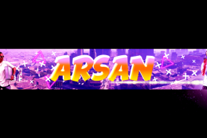 Шапка для ютуб канала ARSAN