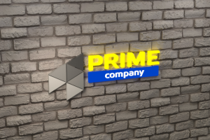 3D-модель вывески и реалистичная визуализация