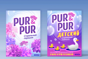 Дизайн упаковки стирального порошка