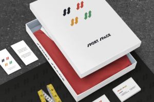 Логотип, фирменный стиль и брендбук для Sport Spase