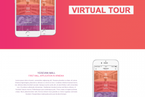Landing page design for Yerevan Mall