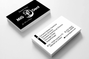 Визитка для зубного врача