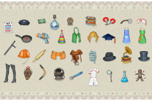 Тематические предметы для одной из игр ( по сути, те же иконки)