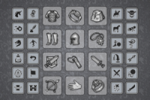 Два сета иконок для фэнтезийных игр