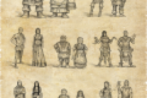 Расы персонажей к одной из фентезийных РПГ