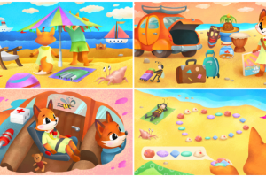 Иллюстрации ( часть 2 ) для развивающего проекта "Лиса Ляпа" 3+