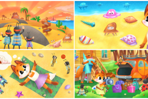 Иллюстрации ( часть 3 ) для развивающего проекта "Лиса Ляпа" 3+