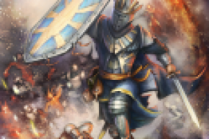 Паладин, иллюстрация для карточно-коллекционной-игры