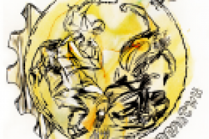 Иллюстрация к роману Э. Берджиса «Заводной апельсин»