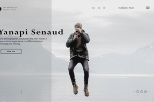 Landing page для фотографа