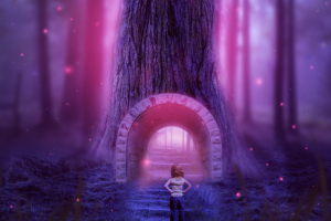 Коллаж "Дорога в сказку"