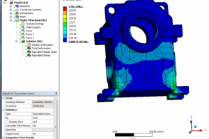 Расчёт напряжений в Ansys Workbench