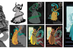 Иллюстрация.Процесс работы