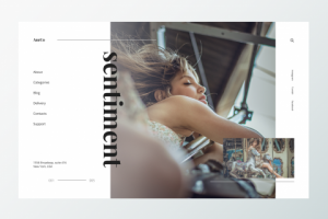 AncCo. Магазин одежды и аксессуаров. Минимализм