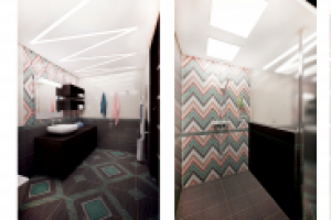 Ванная комната 2 вариант плитки