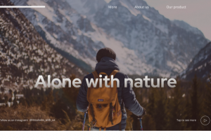 поход в горы, на природу