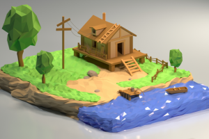low poly