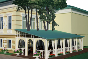 Дизайн летнего кафе