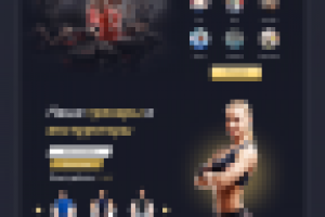 Landing Фитнес-зал