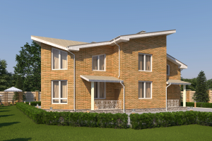 Визуализация коттеджа