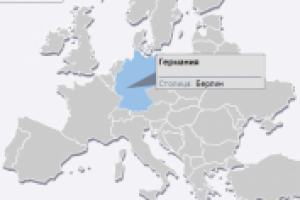 Интерактивная карта Европы