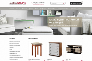 Дизайн сайта mebelonline