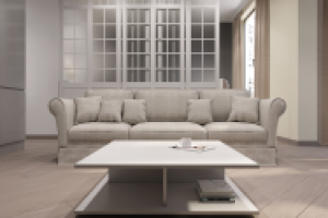 Визуализация кухни/гостиной