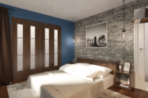 Cпальня в стиле LOFT