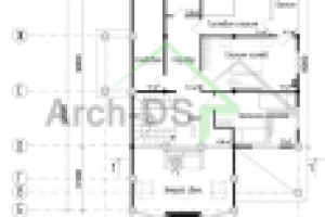 Проект коттеджа Post and beam