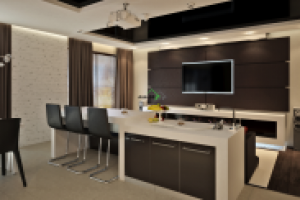 Дизайн квартиры  в стиле Хай-тек. г. Москва