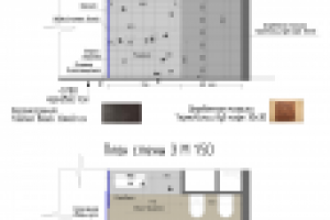 Дизайн квартиры  в стиле Хай-тек. г. Москва