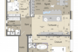 Дизайн квартиры  в стиле Хай-тек. г. Москва