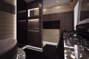 квартира 100 м кв.  в стиле Хай-тек