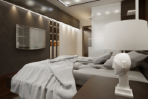 квартира 100 м кв.  в стиле Хай-тек