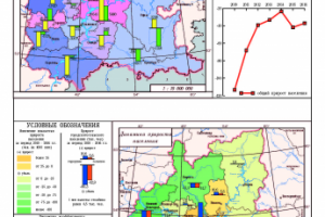 Тематическая карта "Общий прирост населения"
