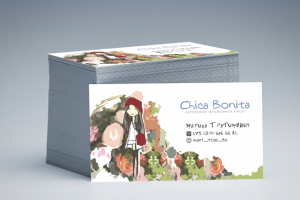 Визитки для мастера по созданию авторских интерьерных кукол