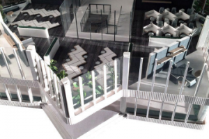 Макет к проекту офисного здания