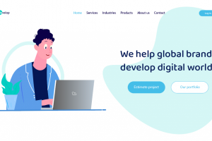 Landing для IT компании