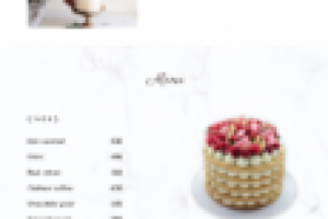 Макет сайта кондитерской