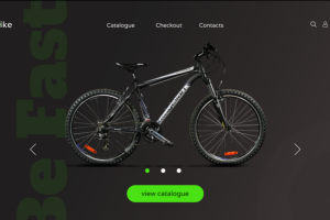 Макет интернет-магазина велосипедов