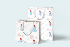 Подарочные пакеты на новогоднюю тематику